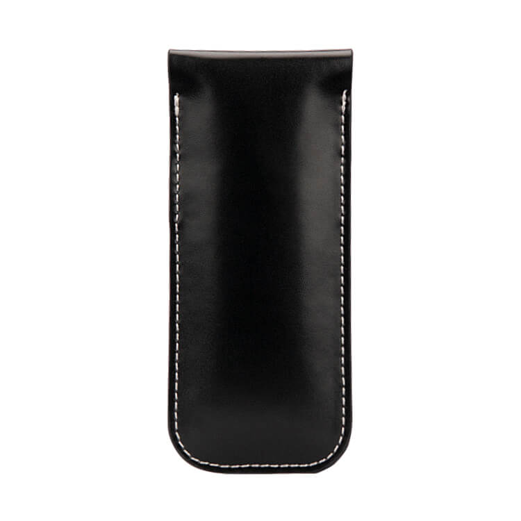 Black Leather Watch Pouch -3