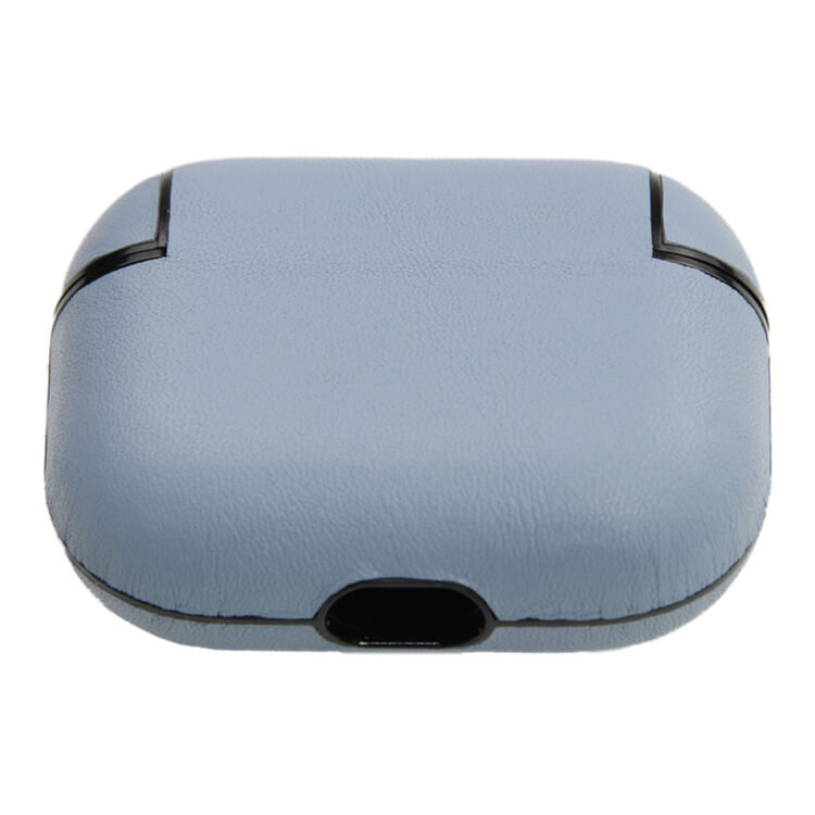 PU Leather Airpods Pro Case Blue -2