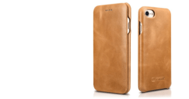 Brown Genuine Leather iPhone Case