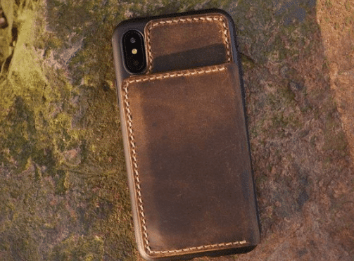 Handmade Distressed Leather iPhone Case