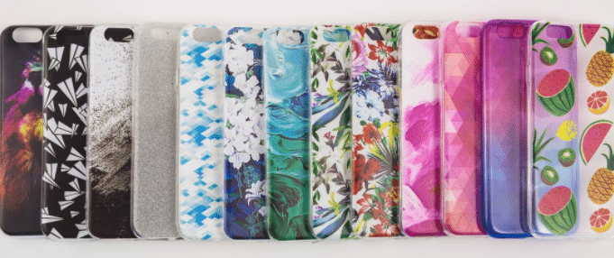 Assorted color smartphone cases